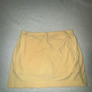 Member's Mark Women's Built-In Short Stretch Woven Active Skort - Yellow